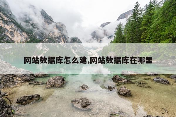 网站数据库怎么建,网站数据库在哪里