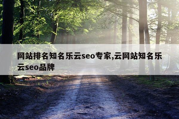 网站排名知名乐云seo专家,云网站知名乐云seo品牌