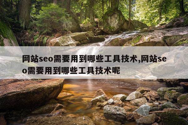 网站seo需要用到哪些工具技术,网站seo需要用到哪些工具技术呢