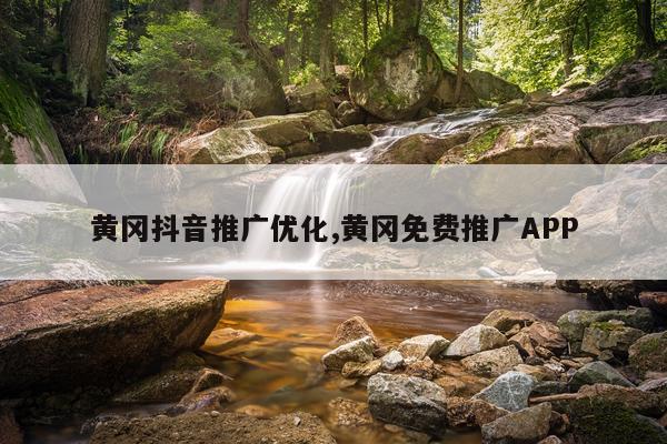 黄冈抖音推广优化,黄冈免费推广APP