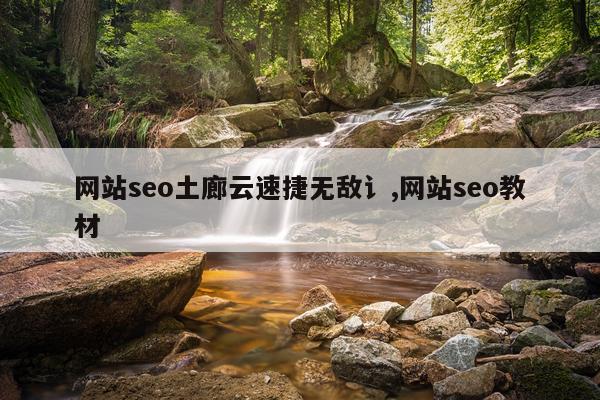 网站seo土廊云速捷无敌讠,网站seo教材