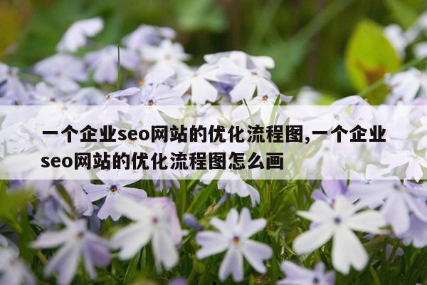 一个企业seo网站的优化流程图,一个企业seo网站的优化流程图怎么画