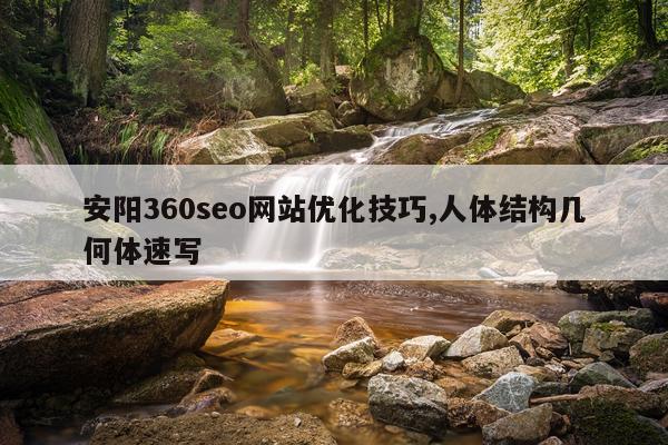安阳360seo网站优化技巧,人体结构几何体速写