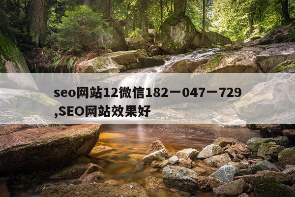 seo网站12微信182一047一729,SEO网站效果好