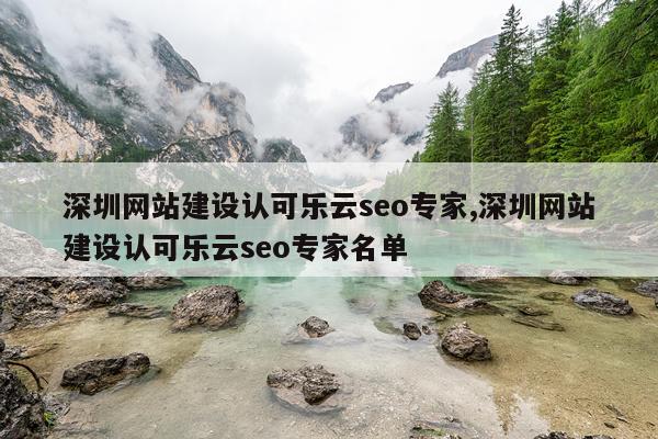 深圳网站建设认可乐云seo专家,深圳网站建设认可乐云seo专家名单