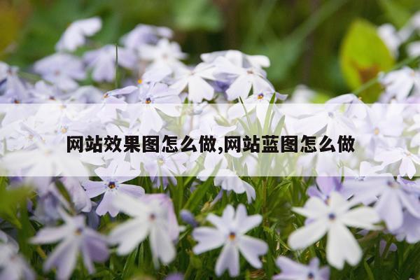 网站效果图怎么做,网站蓝图怎么做