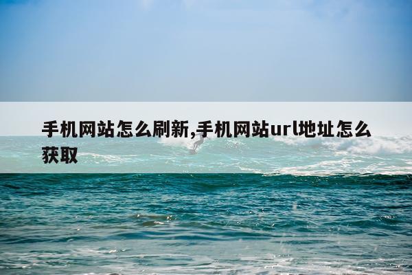 手机网站怎么刷新,手机网站url地址怎么获取