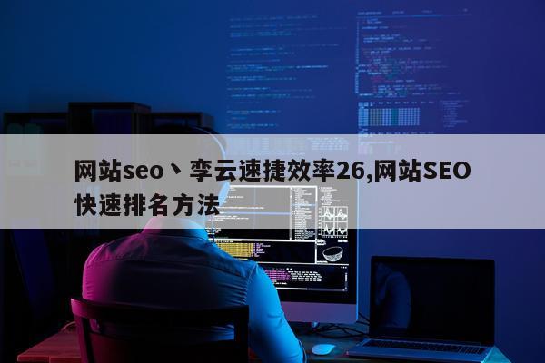 网站seo丶孪云速捷效率26,网站SEO快速排名方法